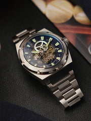 Earnshaw Armstrong Open Heart Automatic Men's Watch -  ES-8252-33