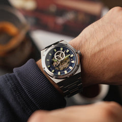 Earnshaw Armstrong Open Heart Automatic Men's Watch -  ES-8252-33