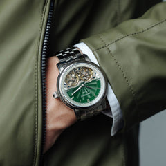 Earnshaw Longitude Double Barrel Automatic Men's Watch -  ES-8255-33