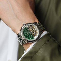 Earnshaw Longitude Double Barrel Automatic Men's Watch -  ES-8255-33