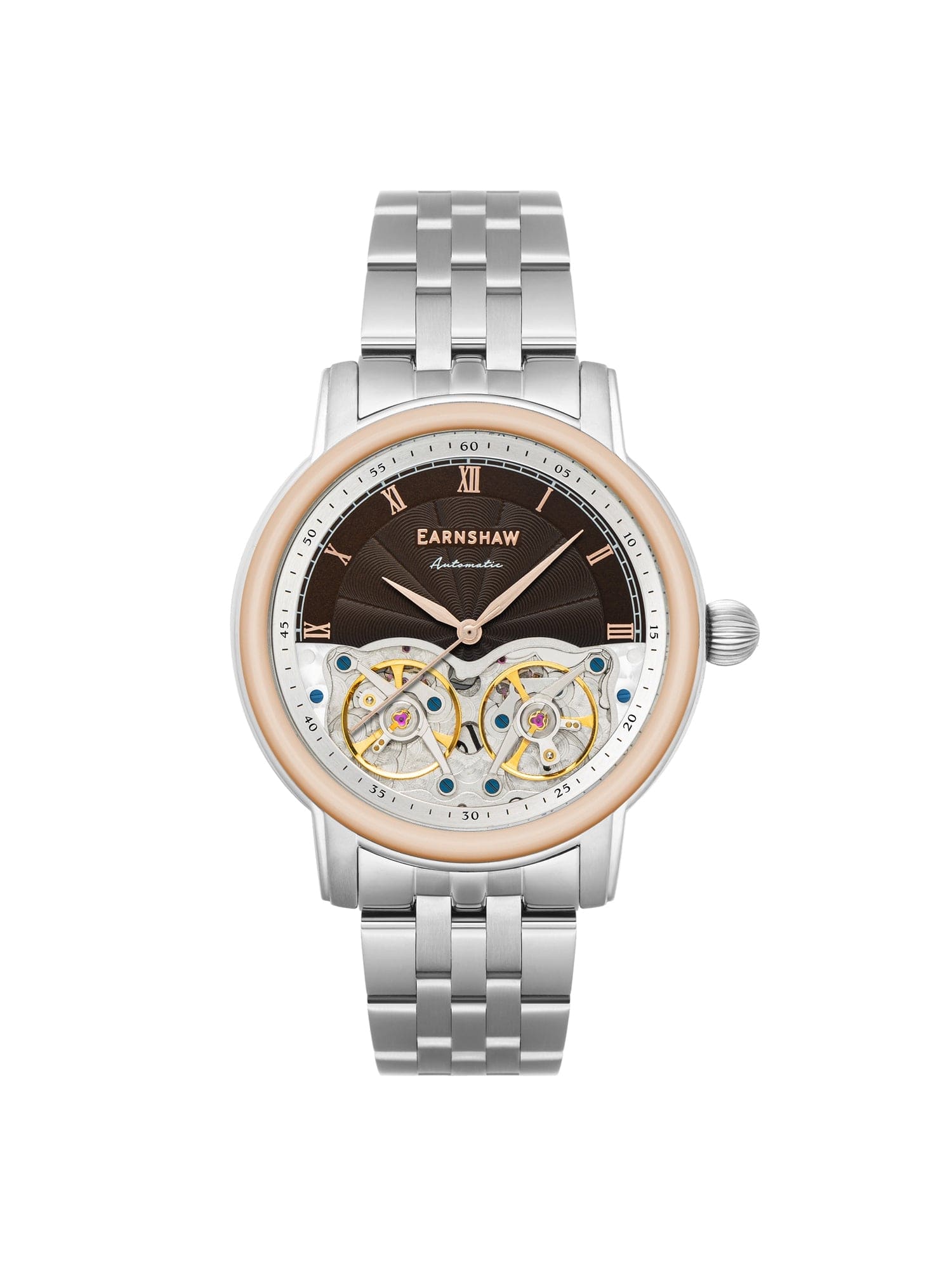 Earnshaw Longitude Double Barrel Automatic Men's Watch -  ES-8255-55