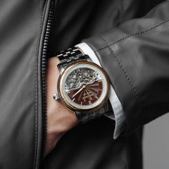 Earnshaw Longitude Double Barrel Automatic Men's Watch -  ES-8255-55