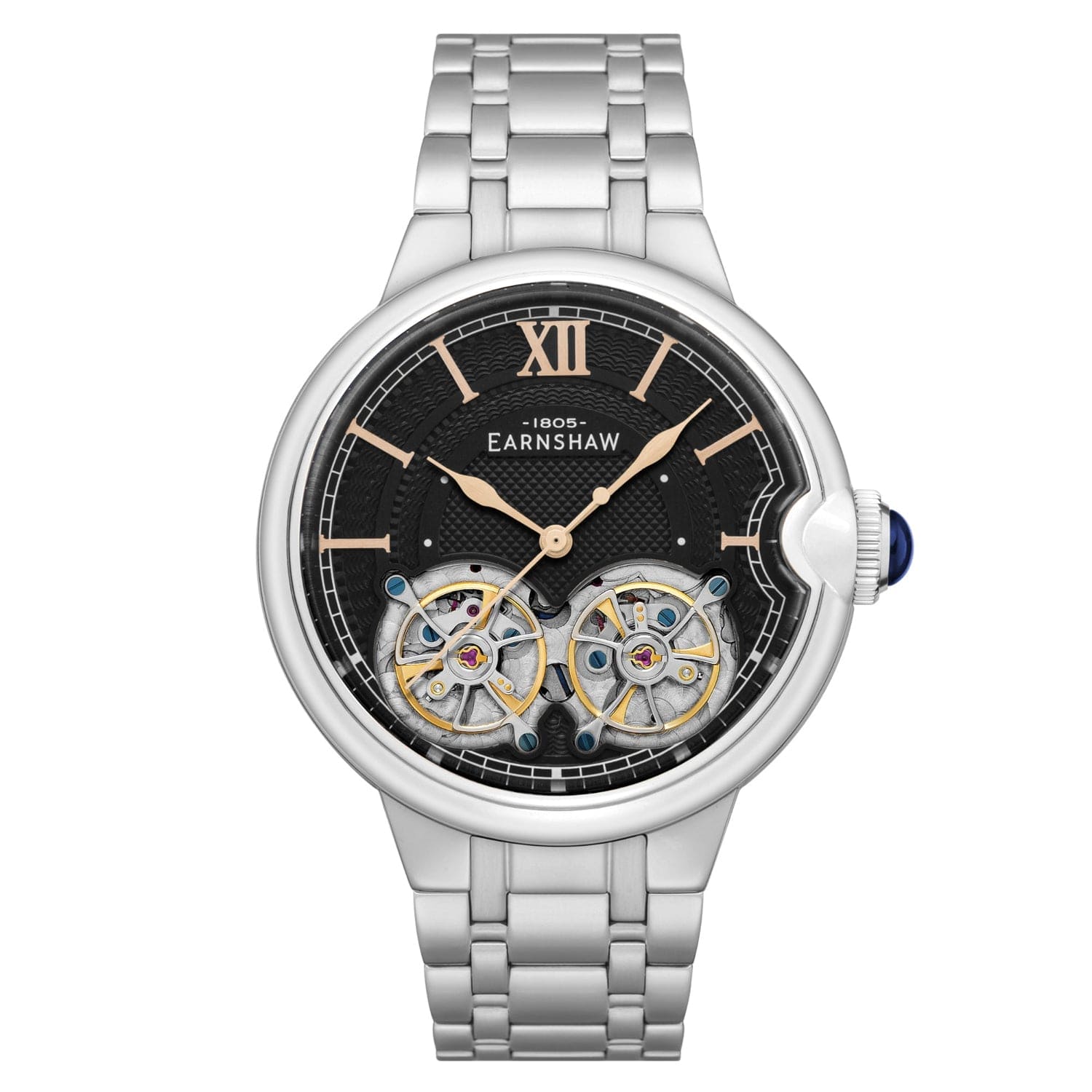 Earnshaw Barralier Double Heart Automatic Men's Watch -  ES-8266-33