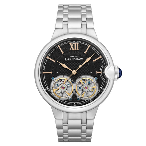 Earnshaw Barralier Double Heart Automatic Men's Watch -  ES-8266-33