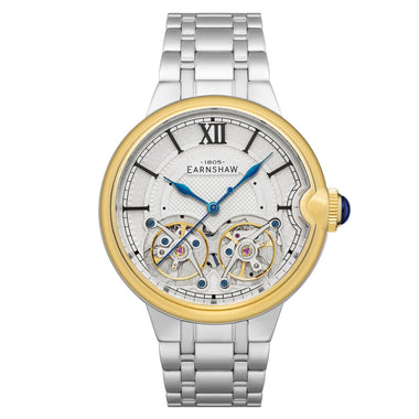 Earnshaw Barralier Double Heart Dual open Heart Men's Watch -  ES-8266-44