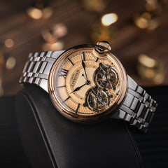 Earnshaw Barralier Double Heart Automatic Men's Watch -  ES-8266-55