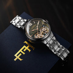 Earnshaw Barralier Double Heart Automatic Men's Watch -  ES-8266-77