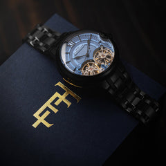 Earnshaw Barralier Double Heart Automatic Men's Watch -  ES-8266-88