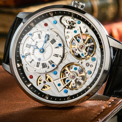 Earnshaw Brewster Double Barrel Automatic Men's Watch -  ES-8273-01