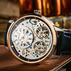 Earnshaw Brewster Double Barrel Automatic Men's Watch -  ES-8273-03