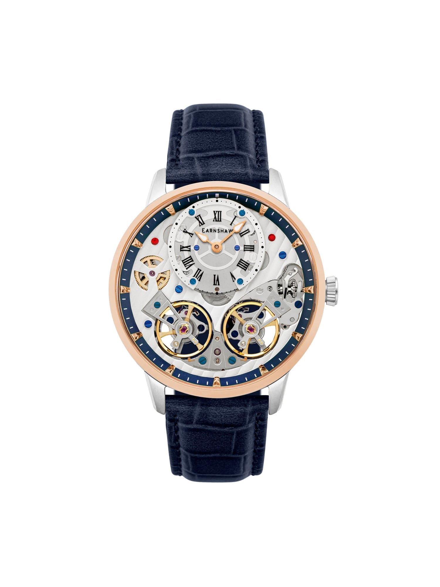 Earnshaw Brewster Double Barrel Automatic Men's Watch -  ES-8273-03