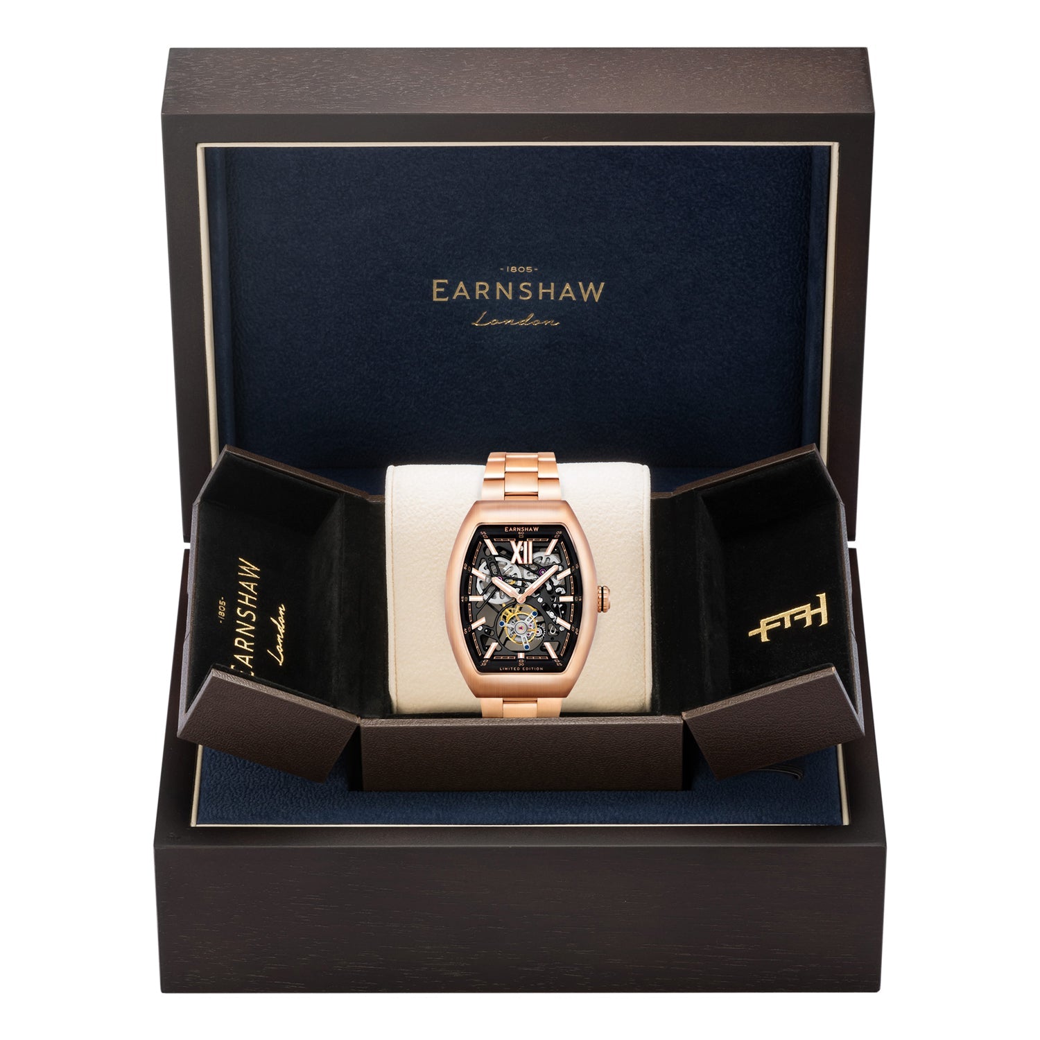 Earnshaw Tourbillon Limited Edition Skeleton Men's Watch - ES-8277-33