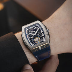 Earnshaw Invincible Limited Edition Tourbillon Automatic Men's Watch - ES-8281-02