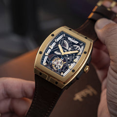 Earnshaw Invincible Limited Edition Tourbillon Automatic Men's Watch - ES-8281-03