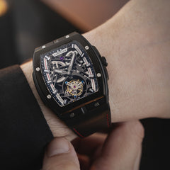Earnshaw Invincible Limited Edition Tourbillon Automatic Men's Watch - ES-8281-05