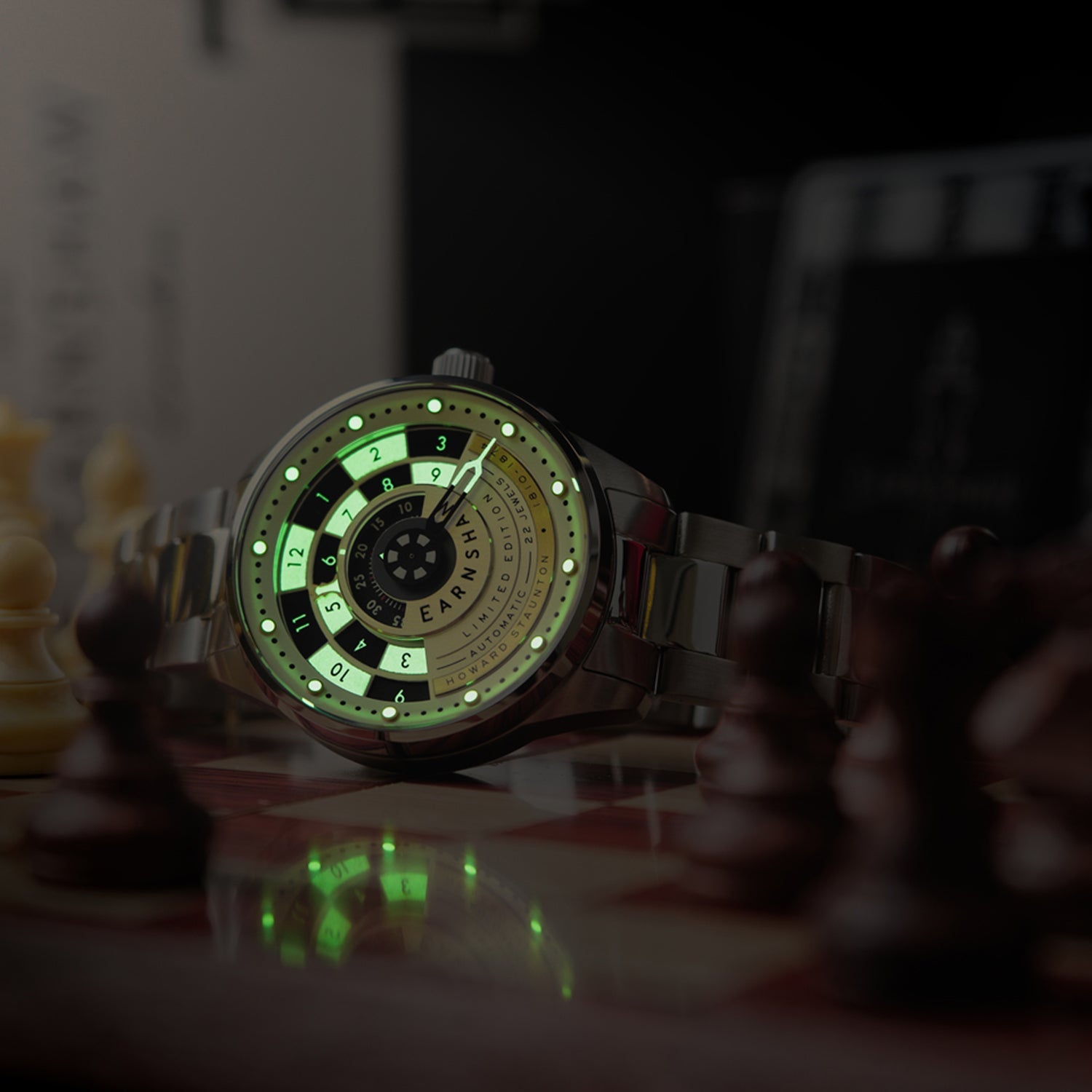 Earnshaw Staunton Limited Edition Automatic Men's Watch -  ES-8282-22