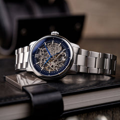 Earnshaw Cornwall Skeleton Automatic Men's Watch -  ES-8290-22