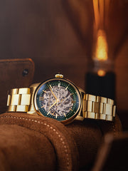 Earnshaw Cornwall Skeleton Automatic Men's Watch -  ES-8290-33