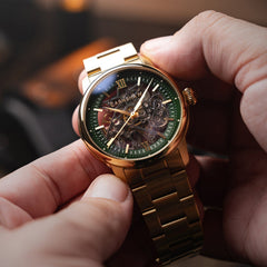 Earnshaw Cornwall Skeleton Automatic Men's Watch -  ES-8290-33