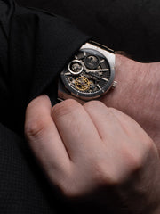 Earnshaw Drake Dual Time & Moonphase Automatic Men's Watch -  ES-8291-11