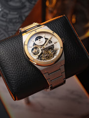 Earnshaw Drake Dual Time & Moonphase Automatic Men's Watch -  ES-8291-33