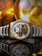 Earnshaw Drake Dual Time & Moonphase Automatic Men's Watch -  ES-8291-33