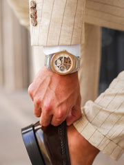 Earnshaw Drake Dual Time & Moonphase Automatic Men's Watch -  ES-8291-33