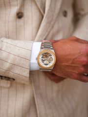 Earnshaw Drake Dual Time & Moonphase Automatic Men's Watch -  ES-8291-33