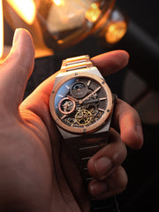 Earnshaw Drake Dual Time & Moonphase Automatic Men's Watch -  ES-8291-44
