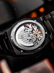 Earnshaw Drake Dual Time & Moonphase Automatic Men's Watch -  ES-8291-55