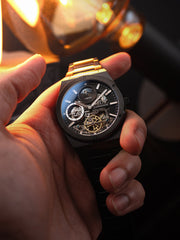 Earnshaw Drake Dual Time & Moonphase Automatic Men's Watch -  ES-8291-55