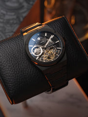 Earnshaw Drake Dual Time & Moonphase Automatic Men's Watch -  ES-8291-55