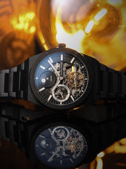 Earnshaw Drake Dual Time & Moonphase Automatic Men's Watch -  ES-8291-55