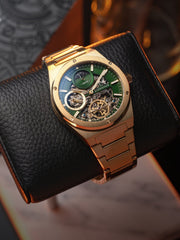 Earnshaw Drake Dual Time & Moonphase Automatic Men's Watch -  ES-8291-66