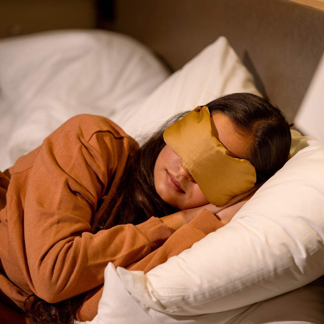 KHEONI  Lavender Eye Pillow | Sleep Eye Mask for Relaxation