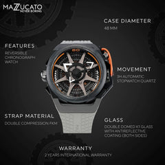 Mazzucato RIM Monza Chronograph Men's Watch - F1-GYBLK