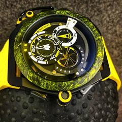 Mazzucato RIM Monza Chronograph Men's Watch - F1-YWBLK