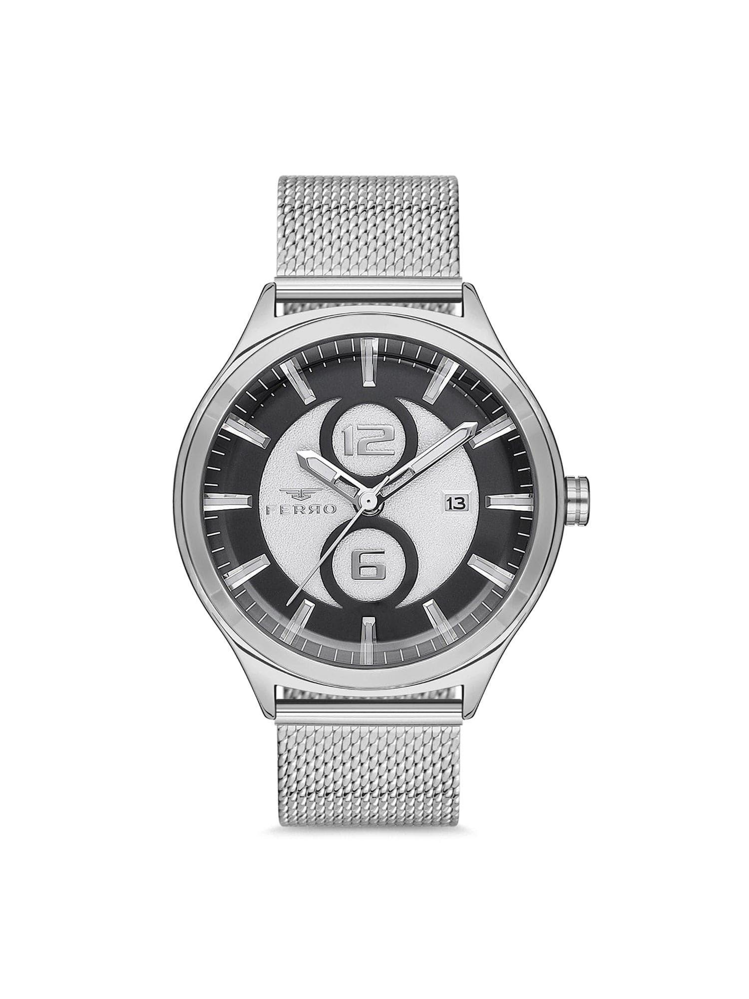Ferro Quartz with Date Men's Watch - F11090C-A2