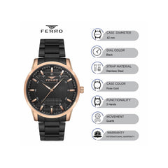 Ferro Quartz Men's Watch - F11223A-R