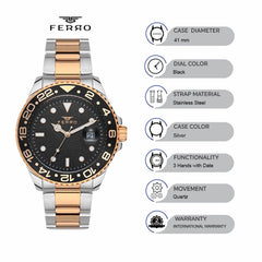 Ferro F11253A-E2 Lucca Analog Watch for Men
