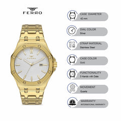 Ferro Chronograph Men's Watch - F11290A-B