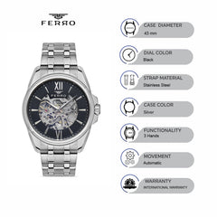 Ferro Automatic Men's Watch - F11323A-A2