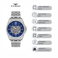 Ferro Automatic Men's Watch - F11323A-A3
