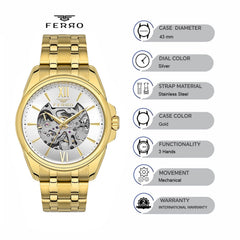 Ferro Mechanical Men's Watch - F11323A-B