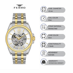 Ferro Automatic Men's Watch - F11323A-D