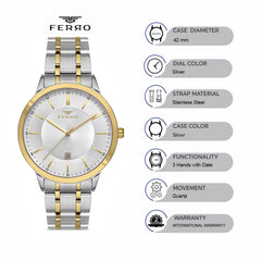 Ferro F11333A-D Pisa Analog Watch for Men
