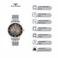 Ferro Quartz Men's Watch - F11932A-A2