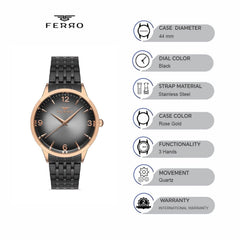 Ferro Quartz Men's Watch - F11932A-R