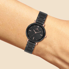 Ferro Crystals Quartz Women's Watch - F21079A-R