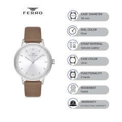 Ferro Quartz Women's Watch - F21123B-K2